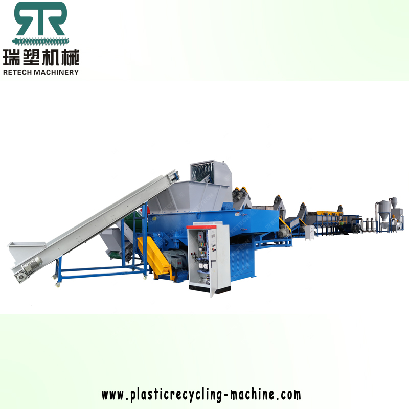 HDPE PP Bottle Washing Recycling Line