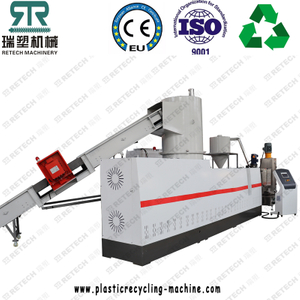 HDPE Film T-shirt Bag Garbage Shopping Bag Recycling Pelletizing Machine 
