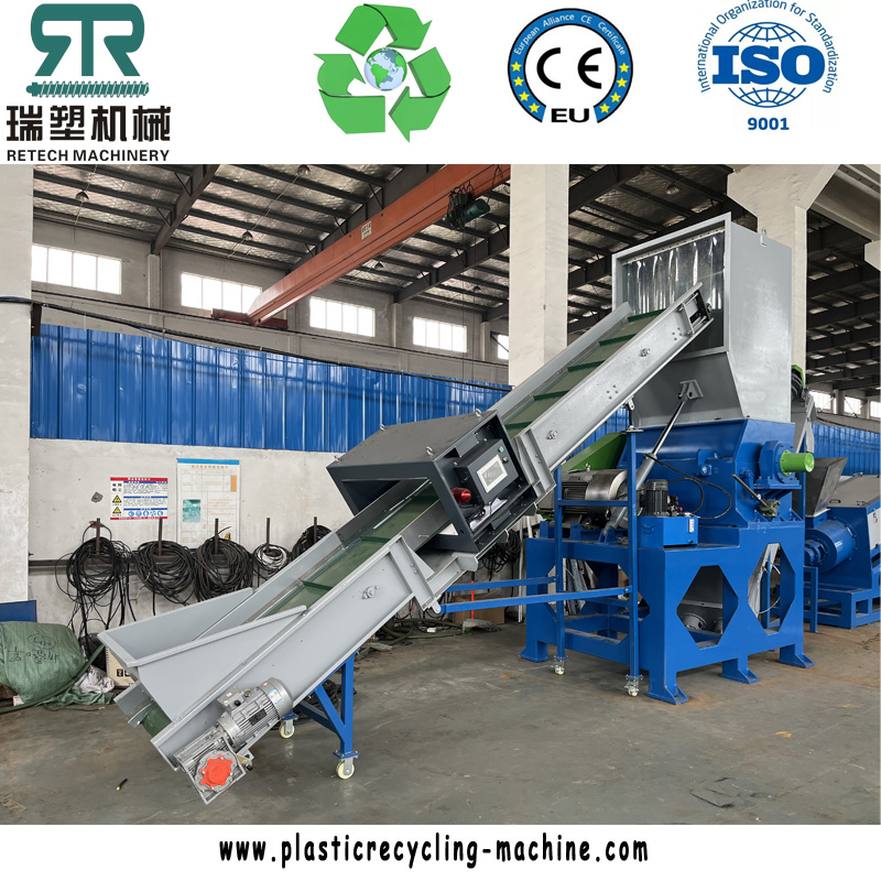2000kg/hr LDPE LLDPE Agriculture Film Crushing Washing Recycling Squeeze Drying Line 