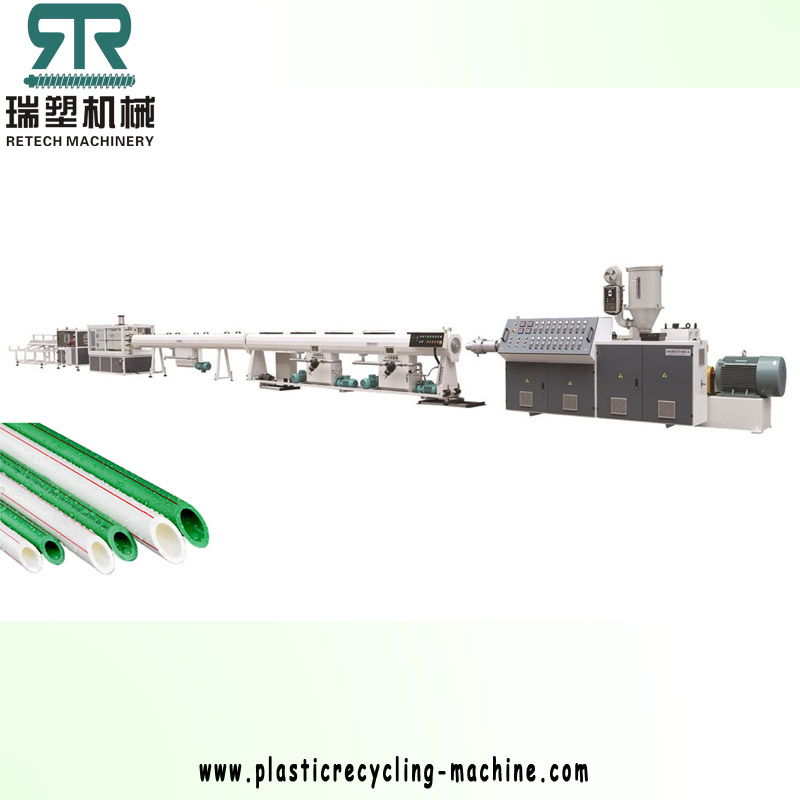 Plastic Twin/Single Extruder/Extrusion PVC PE PPR PP HDPE Pipe Agriculture Water/Gas /Drainage/Electric Conduit Supply Manufacturing Making Production Line