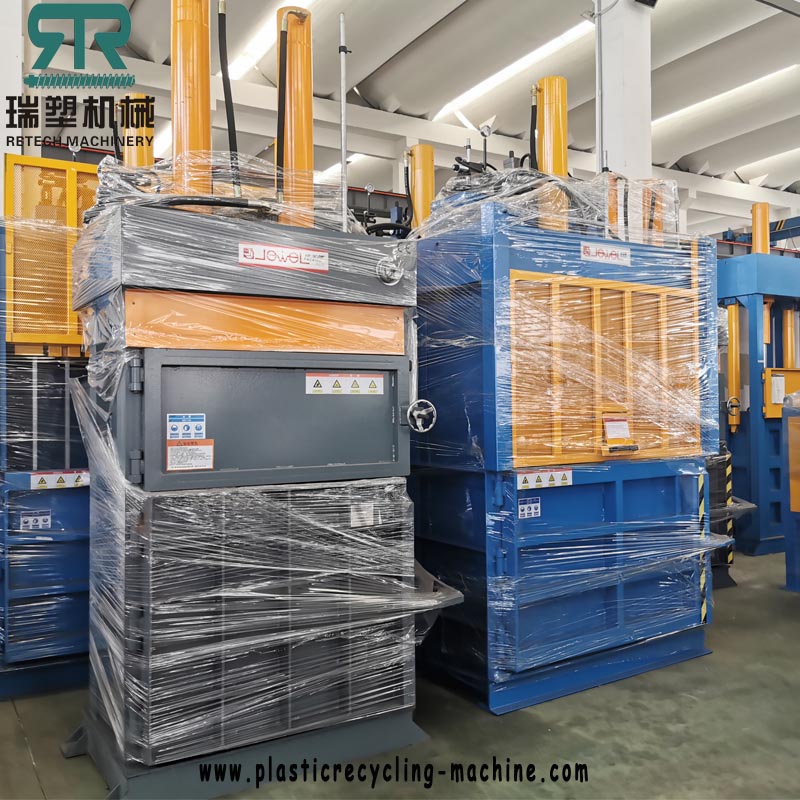 Full Automatic Plastic PET Bottle LDPE LLDPE PE Film Compression Baler 
