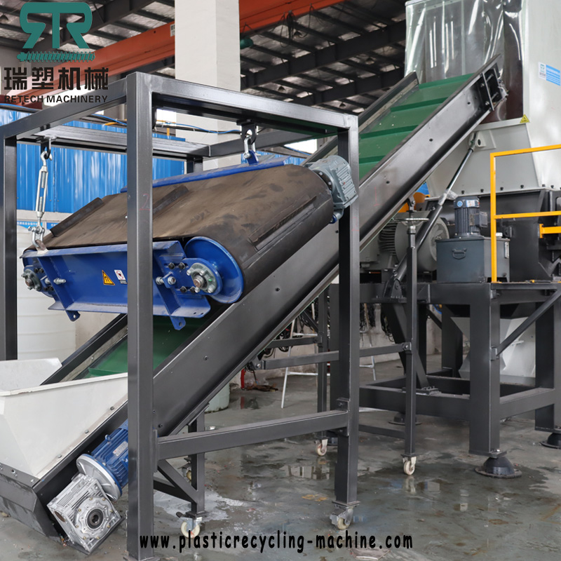 500kg/hr PE PP Film Bag Crushing Washing Recycling Squeezing Dry Machine/Line/Plant