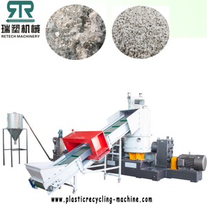 PE PA composite lamination film granulating recycling machine with die face strand cutter