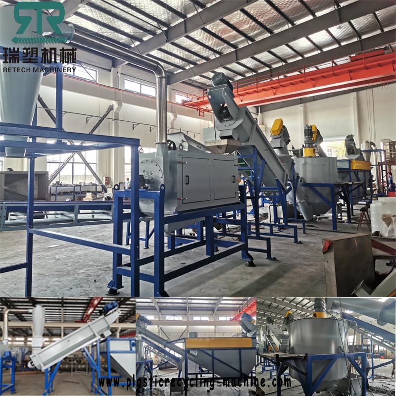 Food Grade Plastic PET Bottle Recycling Washing Line