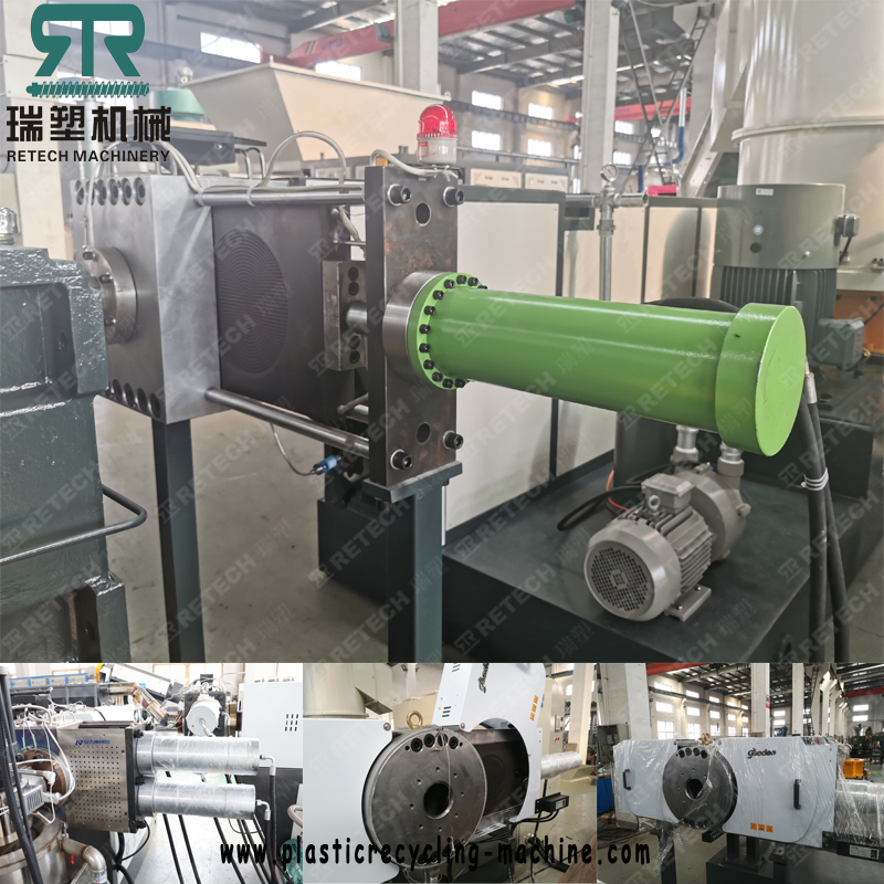 Plastic 3 in 1 Compactor LDPE/HDPE film recycling pelletizing machine