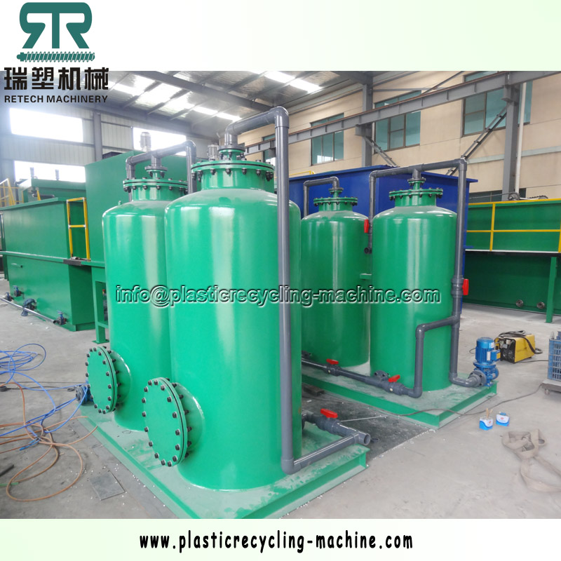 Sedimentation Type Waste Water Treatment Plant for Dirty Water From Plastic Washing Recycling Line
