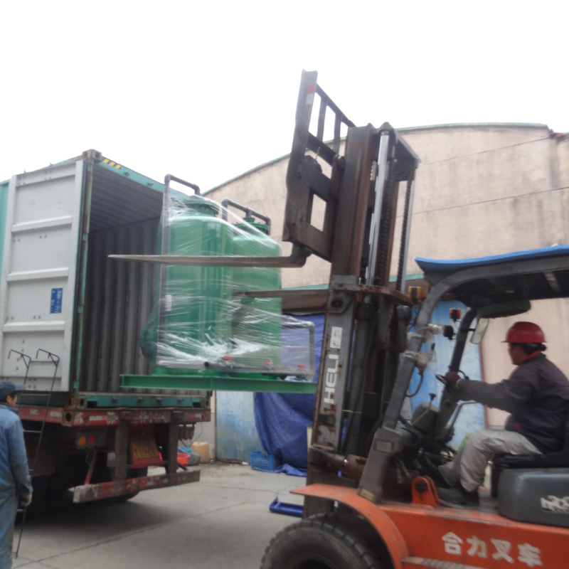 Plastic recycling washing line waste water treatment plant exported to Philippines